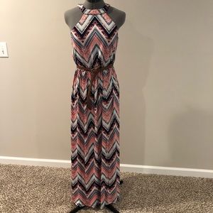 Halter Top maxi dress.